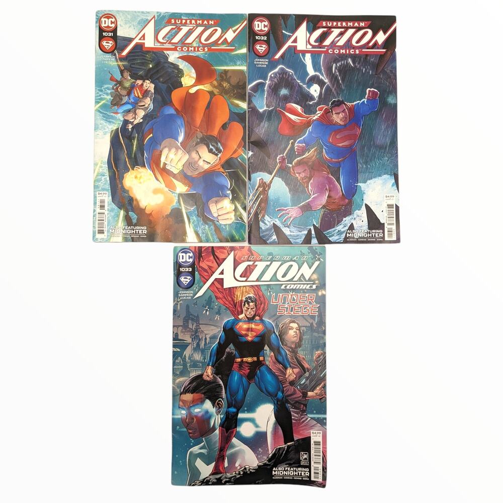 Action Comics Superman Lot (Vol 1) #1031-1033 - VF/FN (DC Comics, 2021)